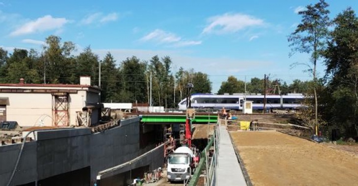 Powstaje tunel drogowy na linii kolejowej między Łodzią i Koluszkami