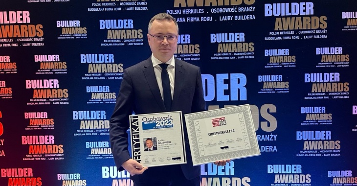 Builder Awards: Cemex Polska Budowlaną Firmą Roku, Rafał Gajewski Osobowością Branży