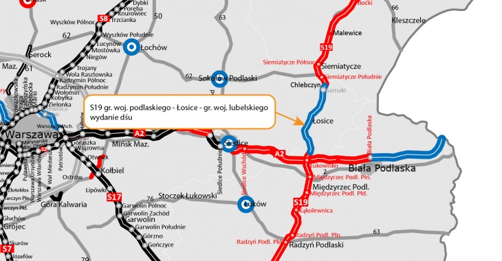 Kolejny krok do budowy S19 w województwie mazowieckim