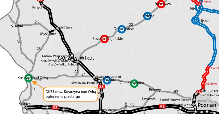 GDDKiA Szuka wykonawcy obwodnicy Kostrzyna nad Odrą