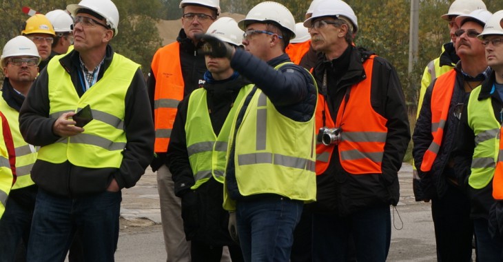 Zwiedzanie zakładu górniczego i cementowni Rudniki