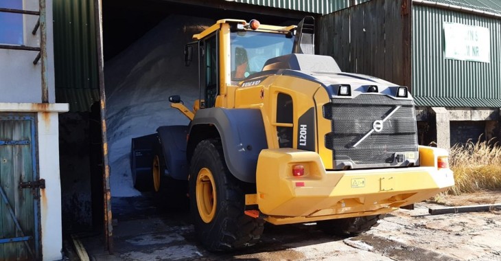 Volvo L120H w kopalni soli