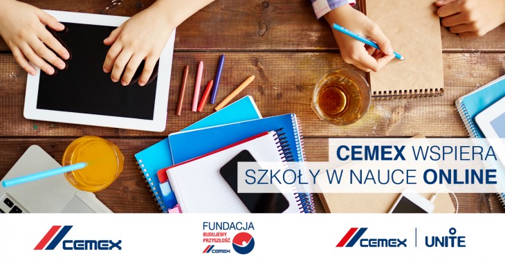 CEMEX Polska wspiera szkoły w zdalnej edukacji w trakcie pandemii koronawirusa