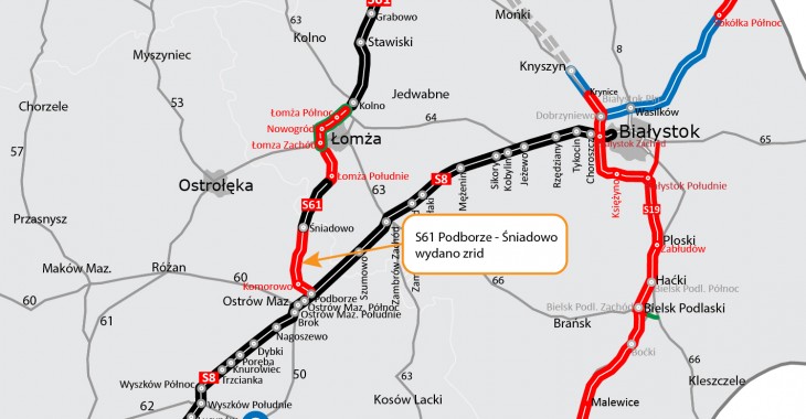 Jest zgoda na budowę ostatniego odcinka S61 Via Baltica